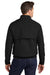 Brooks Brothers Mens Water Resistant Full Zip Bomber Jacket Deep Black Model Back