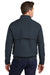 Brooks Brothers Mens Water Resistant Full Zip Bomber Jacket Night Navy Blue Model Back