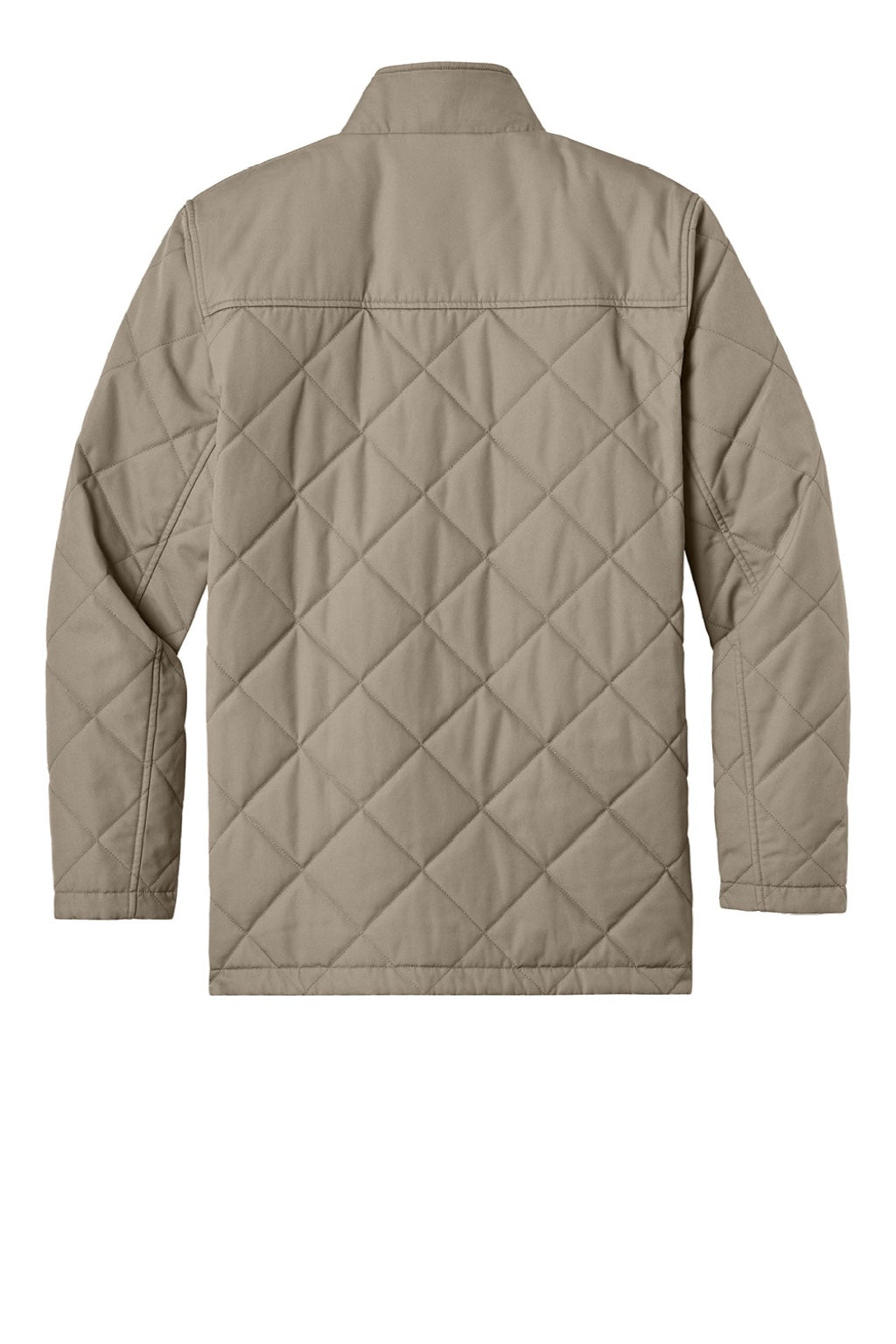 Brooks Brothers BB18605 Mens Full Zip Field Jacket Field Khaki Brown Flat Back