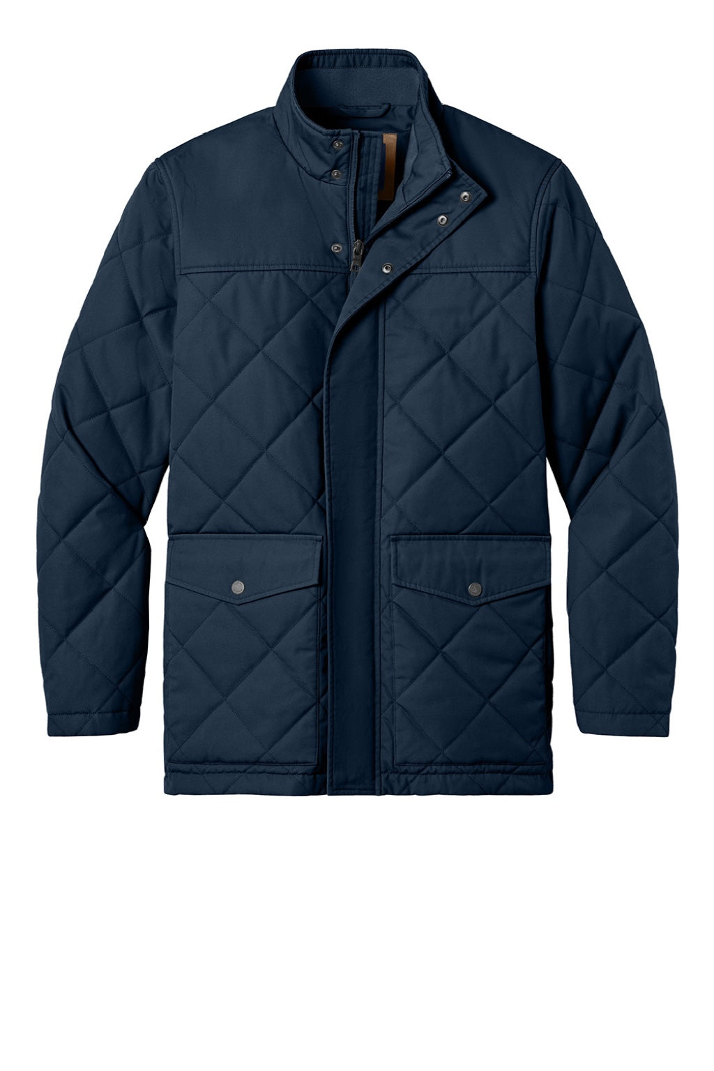 Brooks Brothers BB18605 Mens Full Zip Field Jacket Night Navy Blue Flat Front