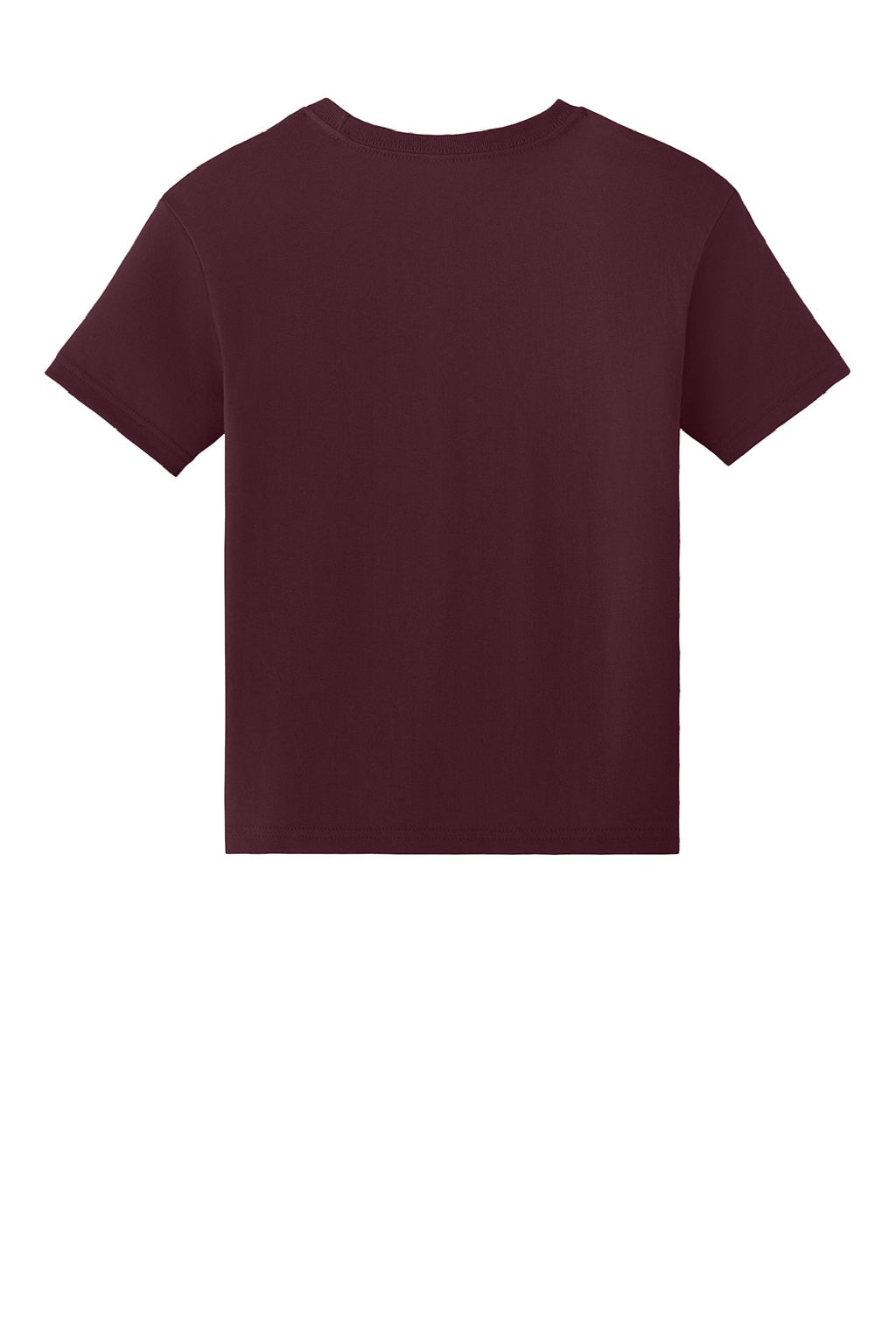 Bella + Canvas BC3010Y Youth Short Sleeve Crewneck T-Shirt Maroon Flat Back