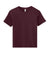 Bella + Canvas BC3010Y Youth Short Sleeve Crewneck T-Shirt Maroon Flat Front