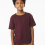 Bella + Canvas Youth Short Sleeve Crewneck T-Shirt - Maroon - COMING SOON