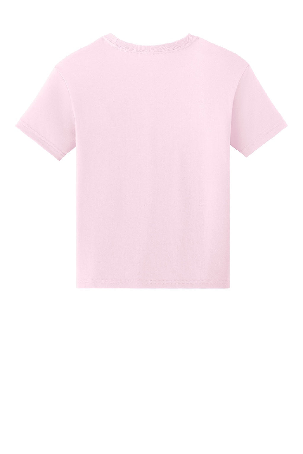 Bella + Canvas BC3010Y Youth Short Sleeve Crewneck T-Shirt Soft Pink Flat Back