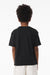 Bella + Canvas BC3010Y Youth Short Sleeve Crewneck T-Shirt Vintage Black Model Back