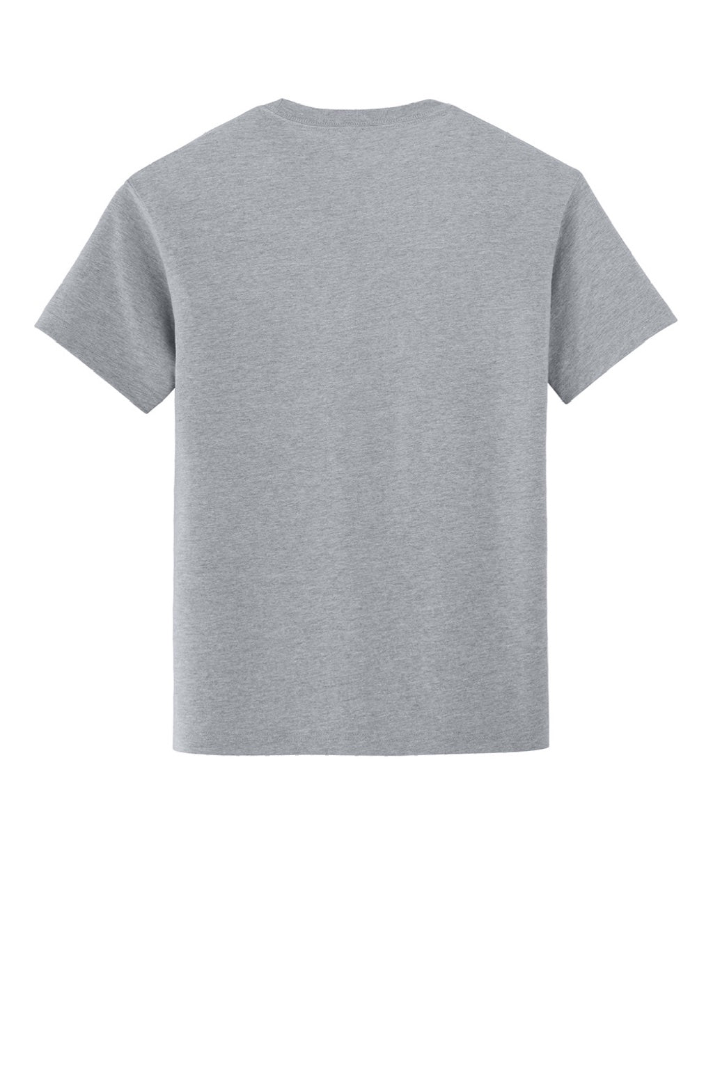 Bella + Canvas BC3010 Mens Short Sleeve Crewneck T-Shirt Heather Grey Flat Back