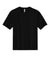 Bella + Canvas BC3010 Mens Short Sleeve Crewneck T-Shirt Black Flat Front