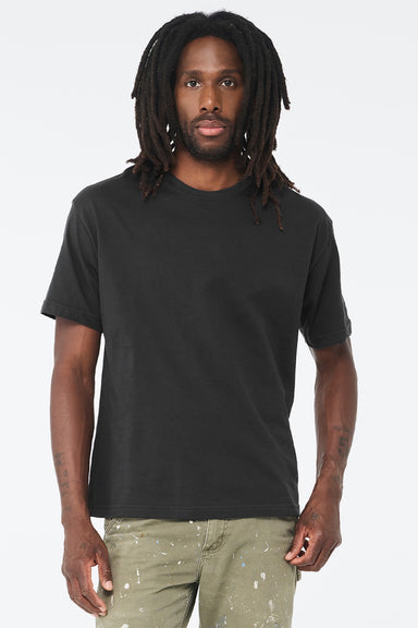 Bella + Canvas BC3010 Mens Short Sleeve Crewneck T-Shirt Dark Grey Model Front