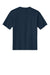 Bella + Canvas BC3010 Mens Short Sleeve Crewneck T-Shirt Navy Blue Flat Back