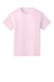 Bella + Canvas BC3010 Mens Short Sleeve Crewneck T-Shirt Soft Pink Flat Front