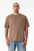 Bella + Canvas BC3010 Mens Short Sleeve Crewneck T-Shirt Vintage Brown Model Front