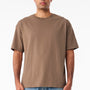 Bella + Canvas Mens Short Sleeve Crewneck T-Shirt - Vintage Brown - COMING SOON