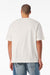 Bella + Canvas BC3010 Mens Short Sleeve Crewneck T-Shirt Vintage White Model Back