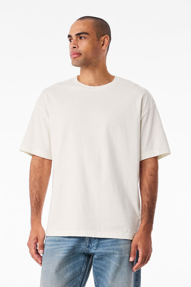 Bella + Canvas BC3010 Mens Short Sleeve Crewneck T-Shirt Vintage White Model Front