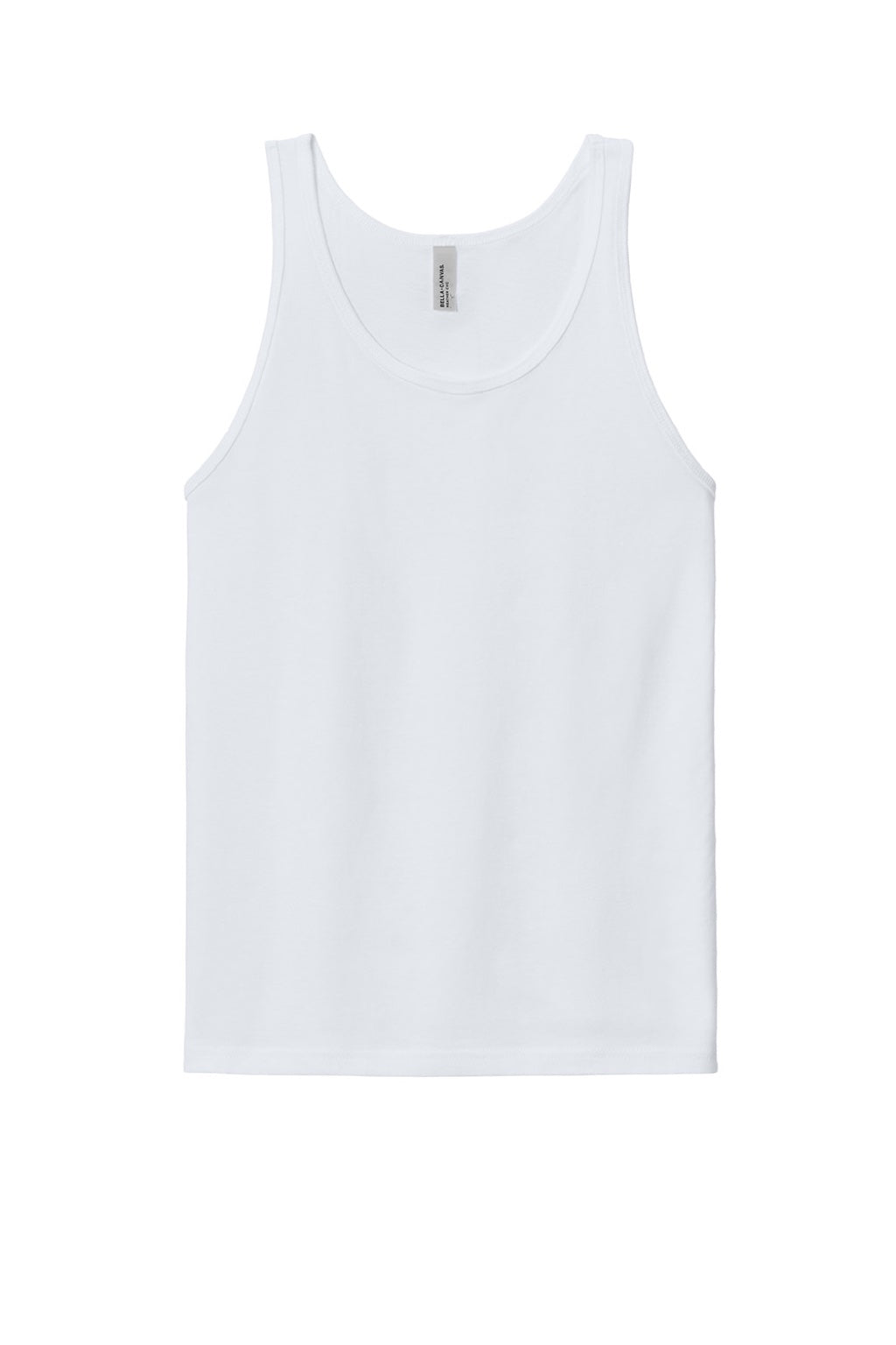 Bella + Canvas BC3480CVC Youth CVC Tank Top White Flat Front