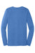 Bella + Canvas BC3501CVC/3501CVC Mens CVC Long Sleeve Crewneck T-Shirt Heather Columbia Blue Flat Back