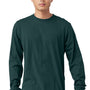 Bella + Canvas Mens Jersey Long Sleeve Crewneck T-Shirt - Atlantic Green