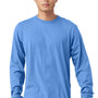 Bella + Canvas Mens Jersey Long Sleeve Crewneck T-Shirt - Carolina Blue