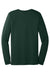 Bella + Canvas BC3501/3501 Mens Jersey Long Sleeve Crewneck T-Shirt Forest Green Flat Back