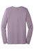 Bella + Canvas BC3501/3501 Mens Jersey Long Sleeve Crewneck T-Shirt Light Violet Purple Flat Back