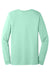 Bella + Canvas BC3501/3501 Mens Jersey Long Sleeve Crewneck T-Shirt Mint Green Flat Back