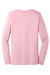 Bella + Canvas BC3501/3501 Mens Jersey Long Sleeve Crewneck T-Shirt Pink Flat Back