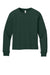 Bella + Canvas BC3511Y Youth Long Sleeve Crewneck T-Shirt Forest Green Flat Front