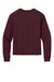 Bella + Canvas BC3511Y Youth Long Sleeve Crewneck T-Shirt Maroon Flat Back