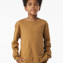 Bella + Canvas Youth Long Sleeve Crewneck T-Shirt - Toast - COMING SOON