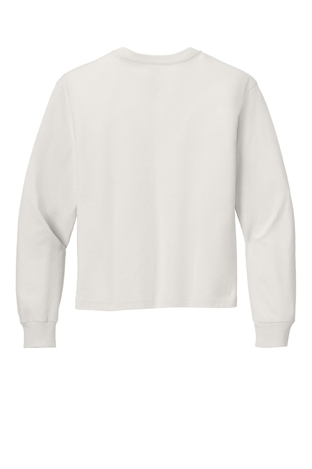 Bella + Canvas BC3511Y Youth Long Sleeve Crewneck T-Shirt Vintage White Flat Back