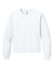 Bella + Canvas BC3511Y Youth Long Sleeve Crewneck T-Shirt White Flat Front