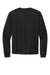 Bella + Canvas BC3511 Mens Long Sleeve Crewneck T-Shirt Vintage Black Flat Back