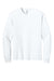 Bella + Canvas BC3511 Mens Long Sleeve Crewneck T-Shirt White Flat Front