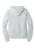 Bella + Canvas BC3719/3719 Mens Sponge Fleece Hooded Sweatshirt Hoodie w/ Pouch Pocket Silver Grey Flat Back