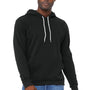 Bella + Canvas Mens Sponge Fleece Hooded Sweatshirt Hoodie w/ Pouch Pocket - Vintage Black