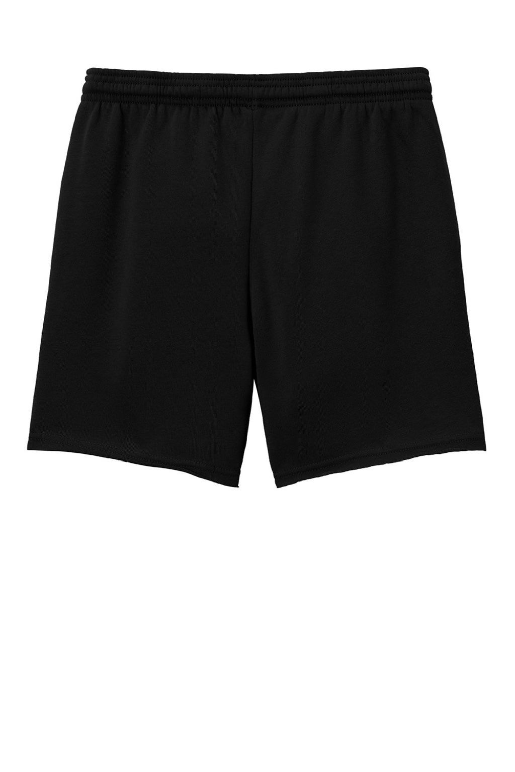 Bella + Canvas BC3787 Womens Cutoff Sweatshorts w/ Pockets Black Flat Back