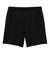 Bella + Canvas BC3787 Womens Cutoff Sweatshorts w/ Pockets Black Flat Back