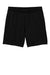 Bella + Canvas BC3787 Womens Cutoff Sweatshorts w/ Pockets Black Flat Front