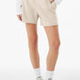 Bella + Canvas Womens Cutoff Sweatshorts w/ Pockets - Heather Dust - COMING SOON