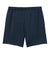 Bella + Canvas BC3787 Womens Cutoff Sweatshorts w/ Pockets Navy Blue Flat Back