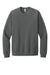 Bella + Canvas BC3901/3901 Mens Sponge Fleece Crewneck Sweatshirt Asphalt Grey Flat Front