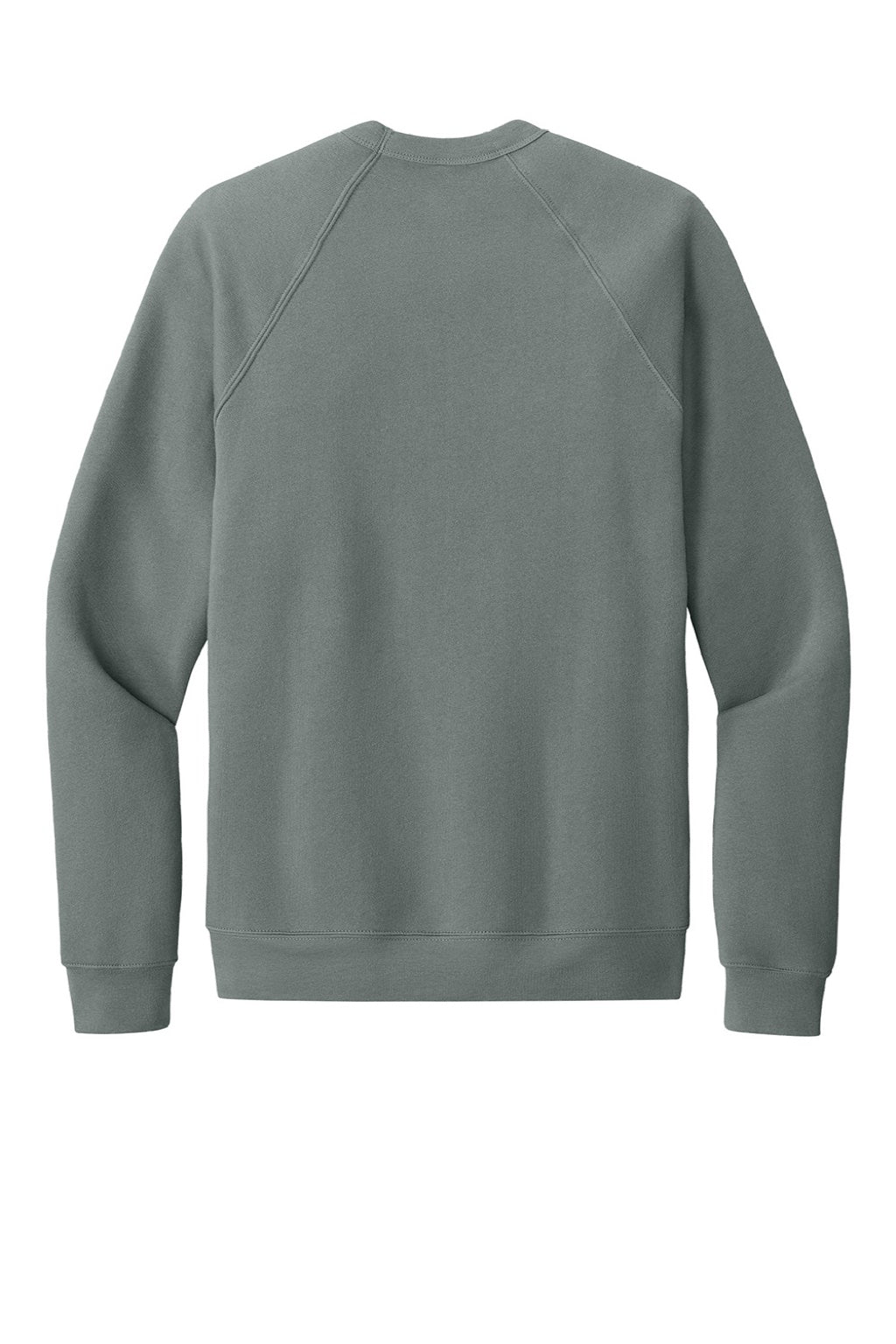Bella + Canvas BC3901/3901 Mens Sponge Fleece Crewneck Sweatshirt Storm Blue Flat Back