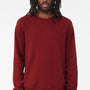 Bella + Canvas Mens Sponge Fleece Crewneck Sweatshirt - Cardinal Red