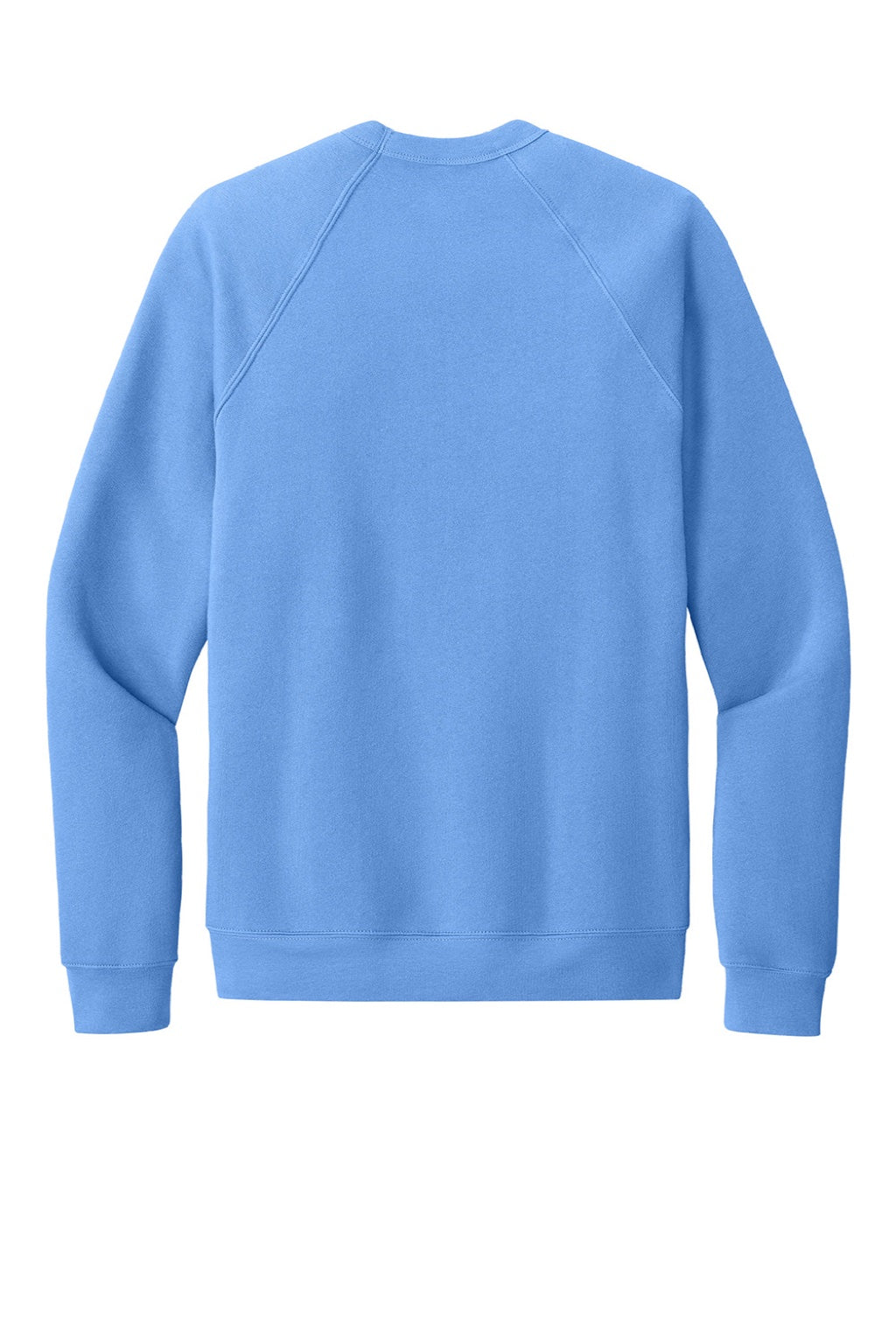Bella + Canvas BC3901/3901 Mens Sponge Fleece Crewneck Sweatshirt Carolina Blue Flat Back