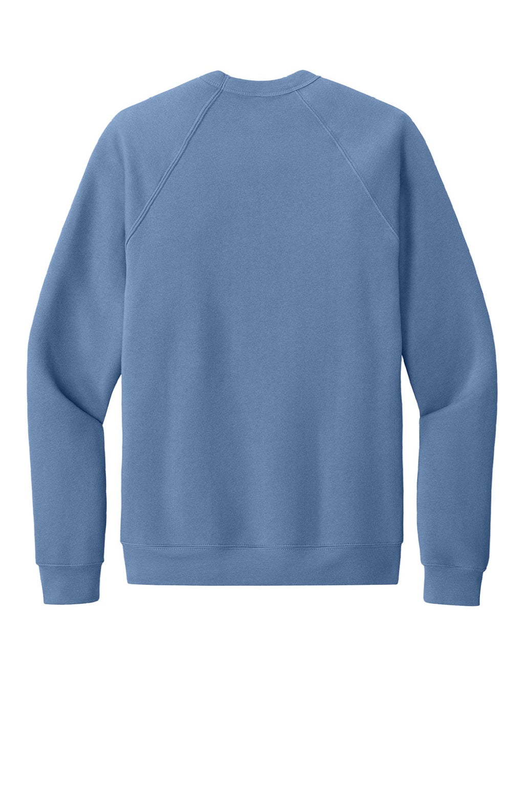 Bella + Canvas BC3901/3901 Mens Sponge Fleece Crewneck Sweatshirt Lavender Blue Flat Back