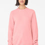 Bella + Canvas Mens Sponge Fleece Crewneck Sweatshirt - Pink