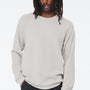 Bella + Canvas Mens Sponge Fleece Crewneck Sweatshirt - Silver Grey