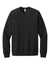 Bella + Canvas BC3901/3901 Mens Sponge Fleece Crewneck Sweatshirt Vintage Black Flat Front