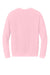 Bella + Canvas BC3945/3945 Mens Fleece Crewneck Sweatshirt Pink Flat Back