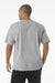 Bella + Canvas BC4610 Mens Short Sleeve Crewneck T-Shirt Heather Grey Model Back